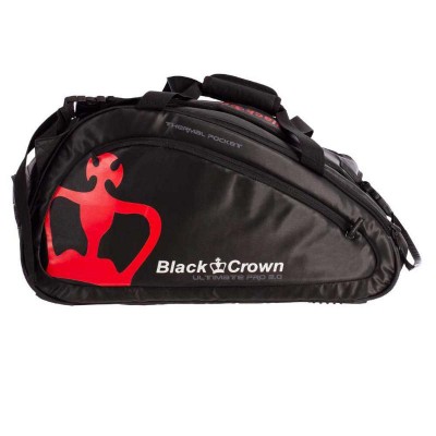 Nero Crown Ultimate Pro 2.0 Borsa Racchetta Padel Nero Rosso