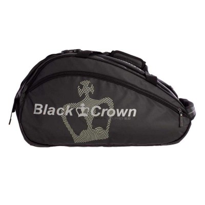 Black Crown Wonder Pro 2.0 Borsa da Padel Nera Giallo Fluo