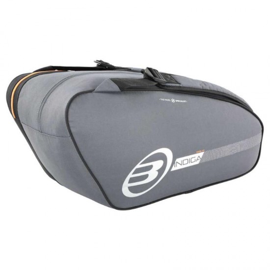 Bullpadel BPP-24015 Tour Borsa per racchette da padel grigio scuro