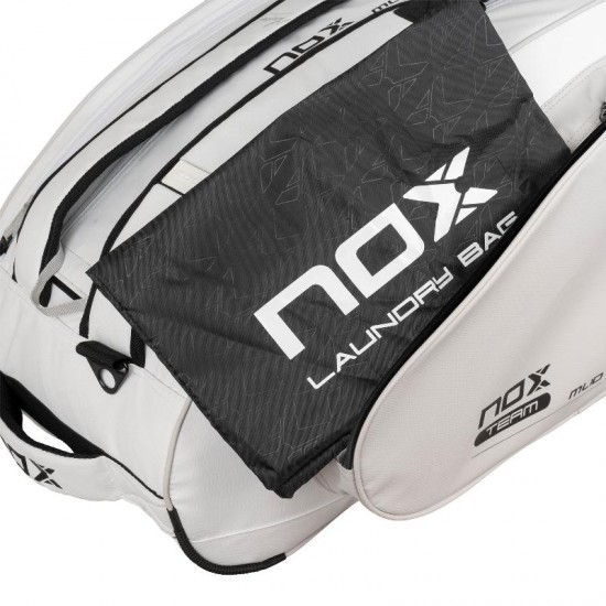 Nox ML10 Team Branco Cinza Raquete De Padel Bag