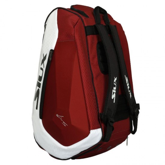 Siux Sanyo Diablo Borsa per racchette da padel rossa nera