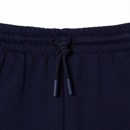 Pantaloni Lacoste blu navy da donna