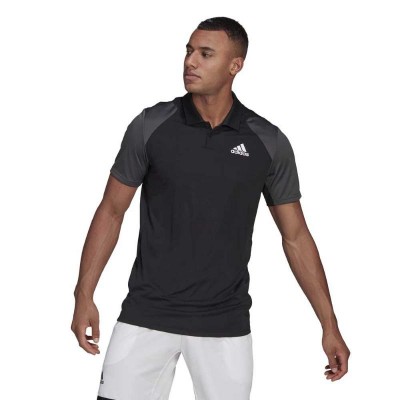 Polo Adidas Club Grigio Nero