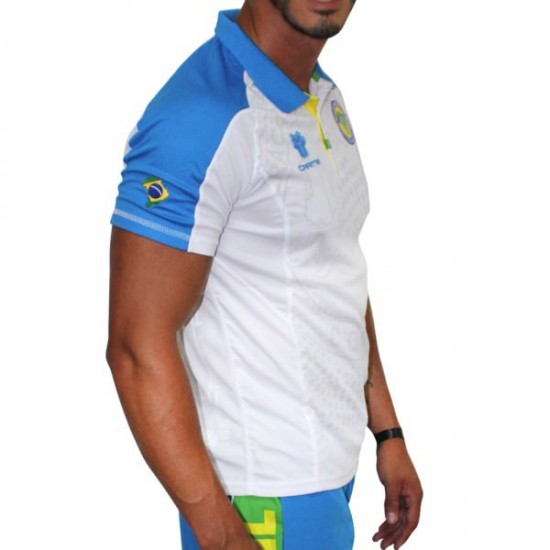 Polo Brasile Fabio White Blue Junior