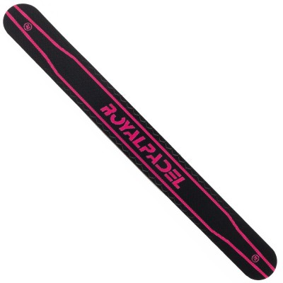 Royal Padel Protector Nero Rosa Logo