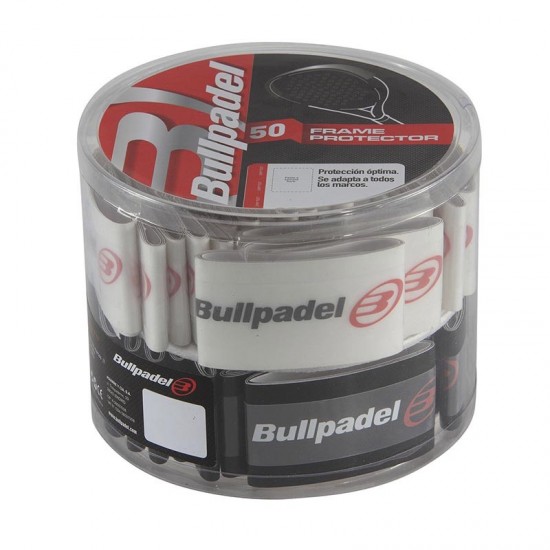 Protetores Bullpadel Frame Preto-Transparente 50 Unidades