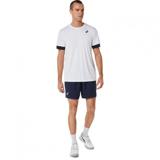 Pantaloncini Asics Court 7 Azul Medianoche