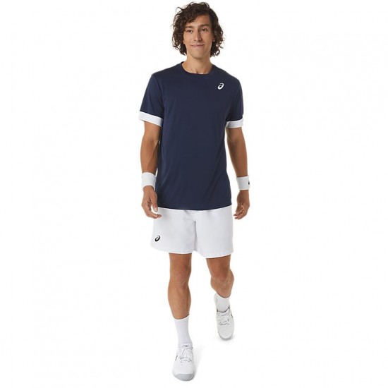 Pantaloncini Asics Court 7 Blanco