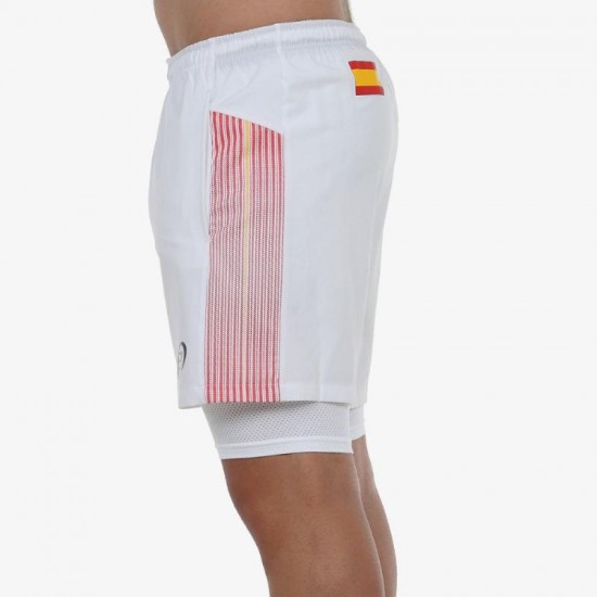 Pantaloncini Bullpadel FEP Elato Blanco