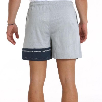 Pantaloncini Bullpadel Orzar Vigore grigio chiaro