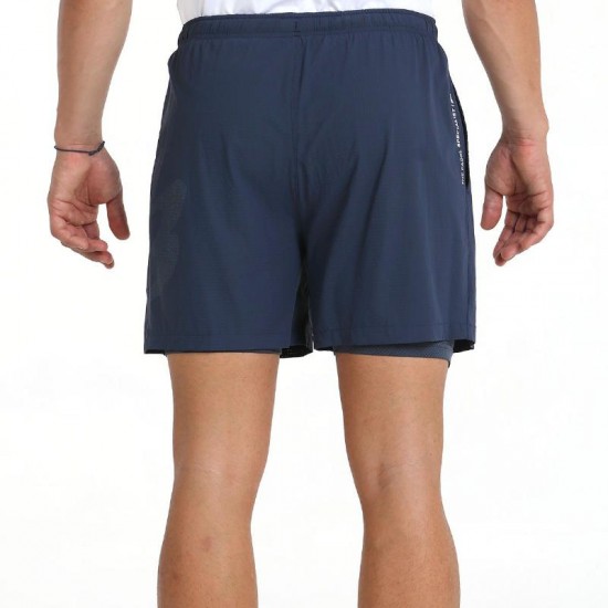 Pantaloncini Bullpadel Yente 23I Blu Lavato