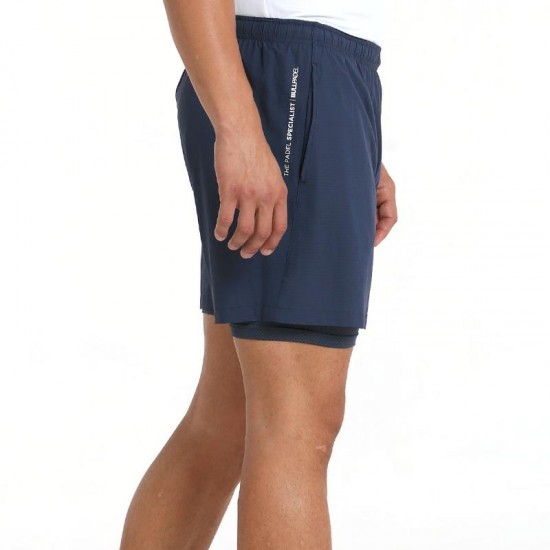 Pantaloncini Bullpadel Yente 23I Blu Lavato