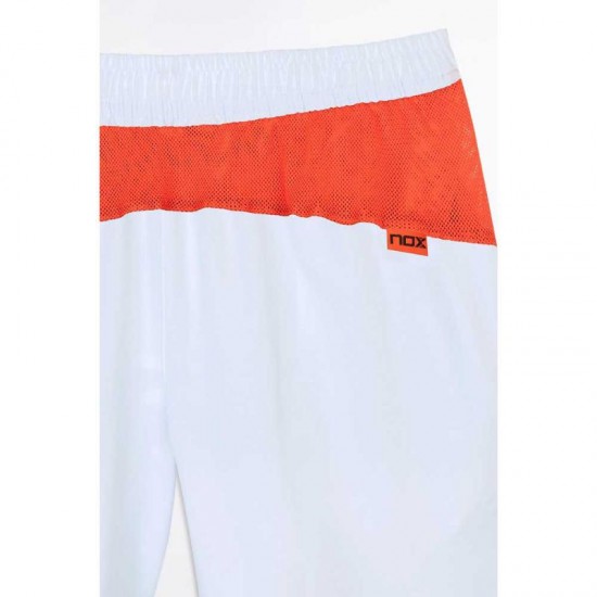 Pantaloncini Nox Team Bianco Arancione