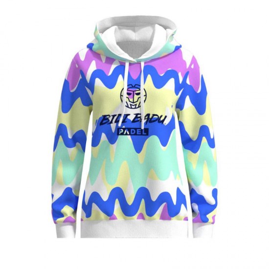 Sudadera Bidi Badu Buone vibrazioni Chill Blanco Mix Mujer