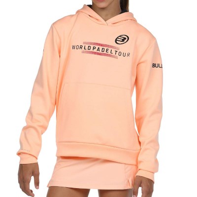 Sudadera Bullpadel WPT Renieba Salmone Fluor Junior