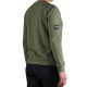 Sweatshirt interior sem fim Exercito Verde