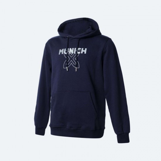 Munich Atomik Felpa con cappuccio blu navy