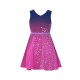 Vestido Bidi Badu Colortwist Rosa Azul Oscuro Junior