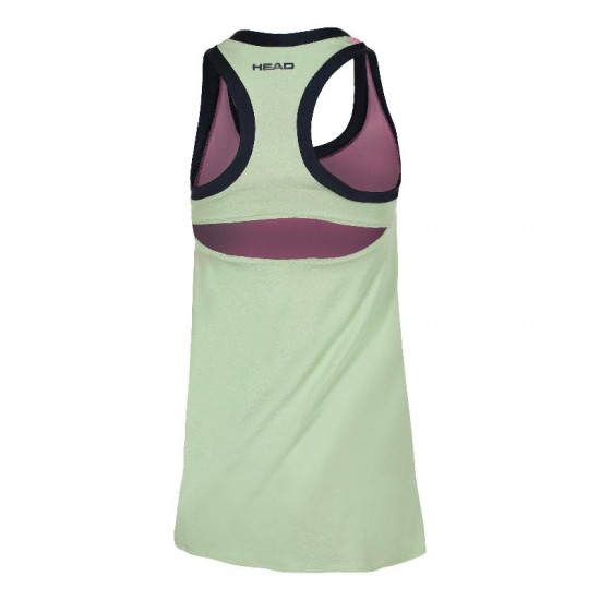 Vestito Head Play Tech Rosa Verde