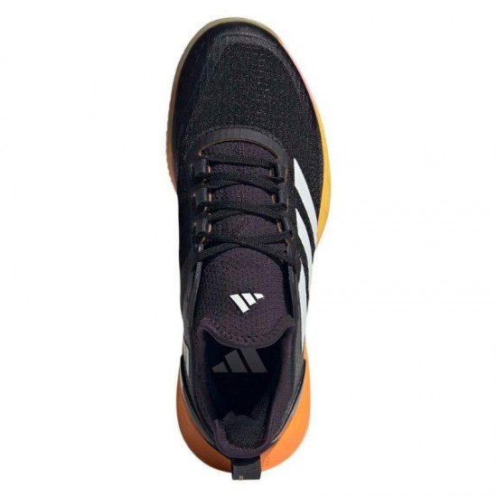 Scarpe Adidas Adizero Ubersonic 4.1 Nero Argento Arancione - TERRA BATTUTA Donna