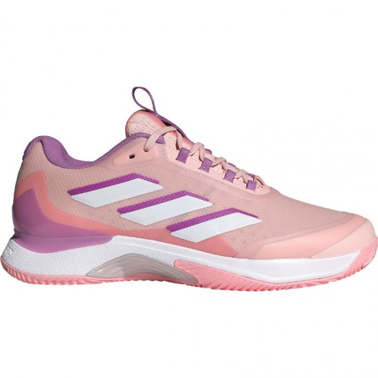 Adidas Avacourt 2.0 Scarpe da ginnastica da donna rosa terra battuta bianco viola