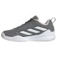 Tenis Adidas AvaFlash Clay Cinza Branco Rosa para Mulheres