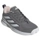 Tenis Adidas AvaFlash Clay Cinza Branco Rosa para Mulheres