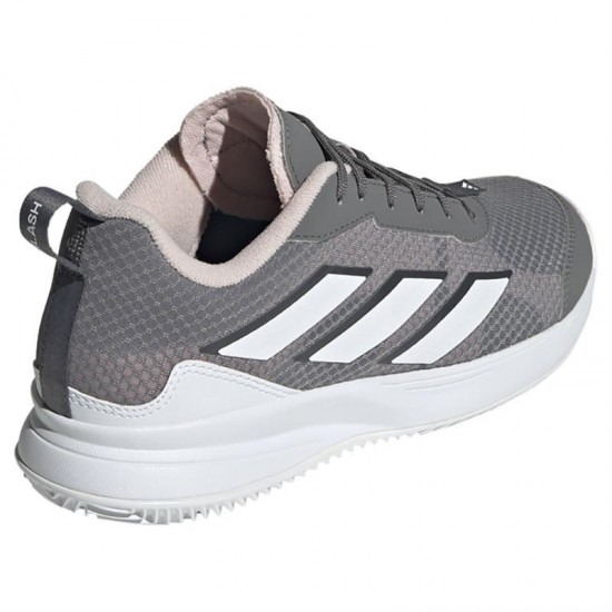 Adidas AvaFlash Clay Grigio Bianco Rosa Sneakers Donna