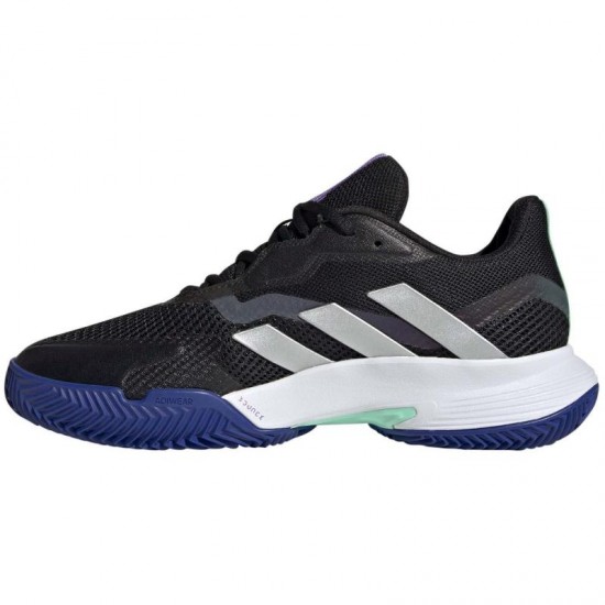 Adidas CourtJam Control Sneakers Donna Nucleo Argento Nero