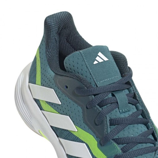 Adidas CourtJam Control Green Artic Sneakers Donna Bianca