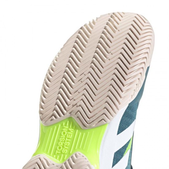 Adidas CourtJam Control Green Artic Sneakers Donna Bianca