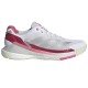 Tenis Adidas Crazyquick Boost Padel Branco Prata Rosa Feminino