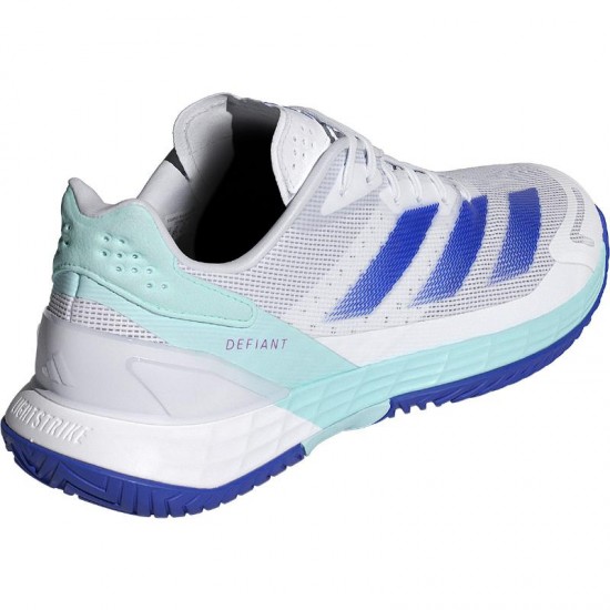 Adidas Defiant Speed 2 Bianco Blu Aqua Scarpe da ginnastica