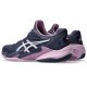 Sneakers Asics Court FF 3 Indigo Blu Bianco Donna - TERRA BATTUTA