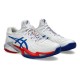 Asics Court FF 3 Scarpe da ginnastica Novak bianco blu terra battuta Asics