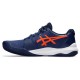 Scarpe Asics Gel Challenger 14 Blu Navy Arancione Terra Battuta