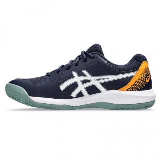 Asics Gel Dedicate 8 Padel Midnight Blue White Sneakers