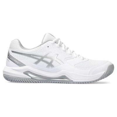 Tenis Asics Gel Dedicar 8 Padel Branco Cinza Mulheres