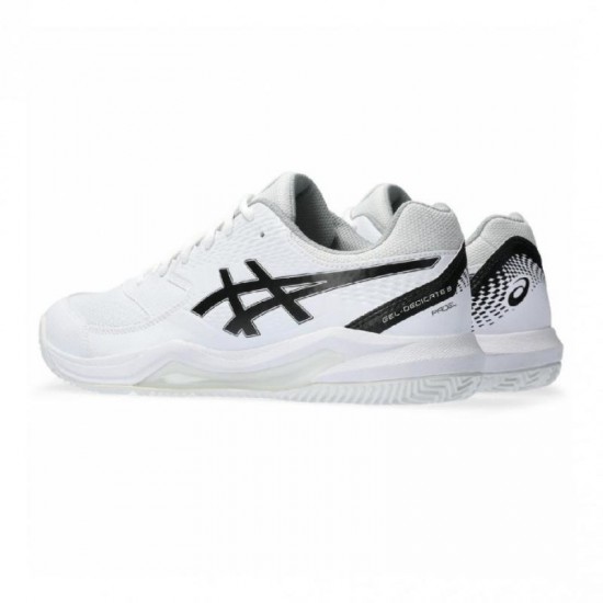 Sapatos Asics Gel Dedicar 8 Padel Branco Preto