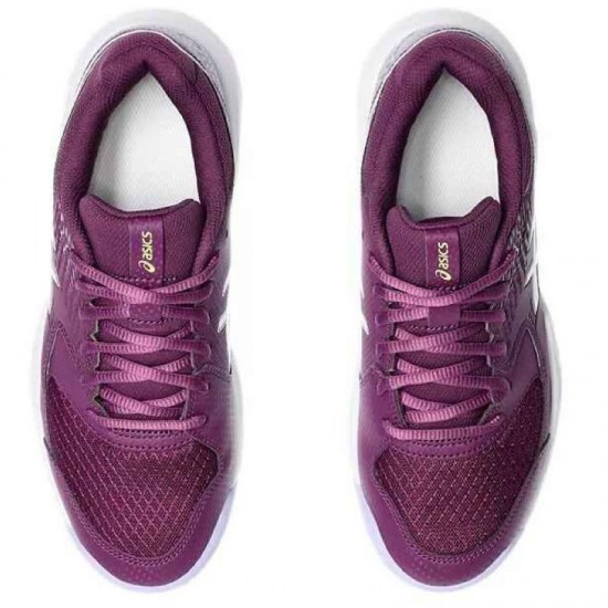 Sneakers Asics Gel Dedicate 8 Padel Intense Mauve Bianco Donna