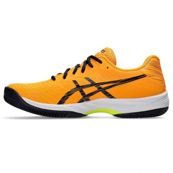 Asics Gel Game 9 Padel Orange Midnight Blue Sapatilhas