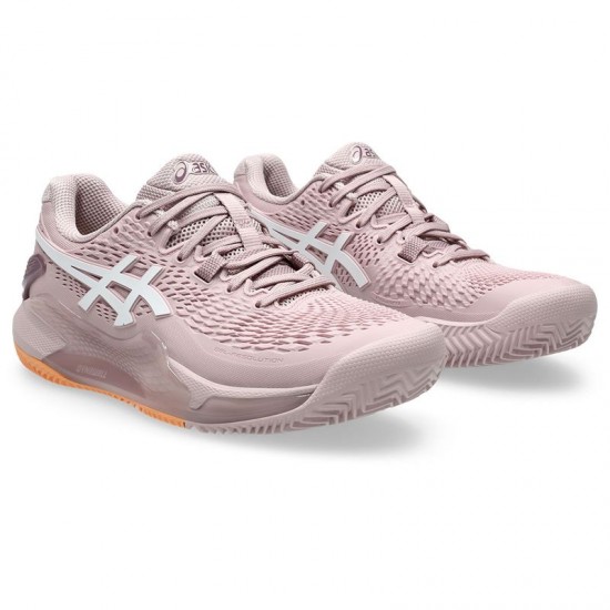 Asics Gel Resolution 9 Rosa Bianco - TERRA BATTUTA - Sneakers Donna