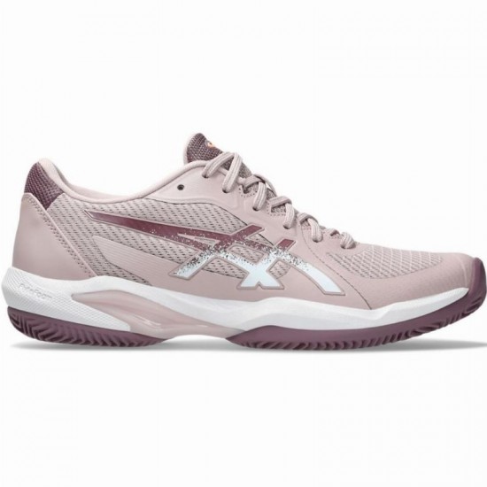 Asics Solution Swift FF 2 Scarpe da ginnastica da donna rosa bianco terra battuta