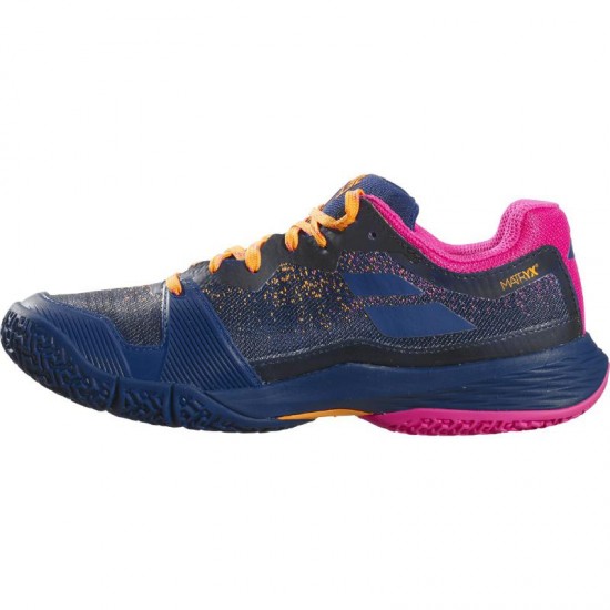 Babolat Jet Ritma Blu Navy Fucsia Sneakers Donna