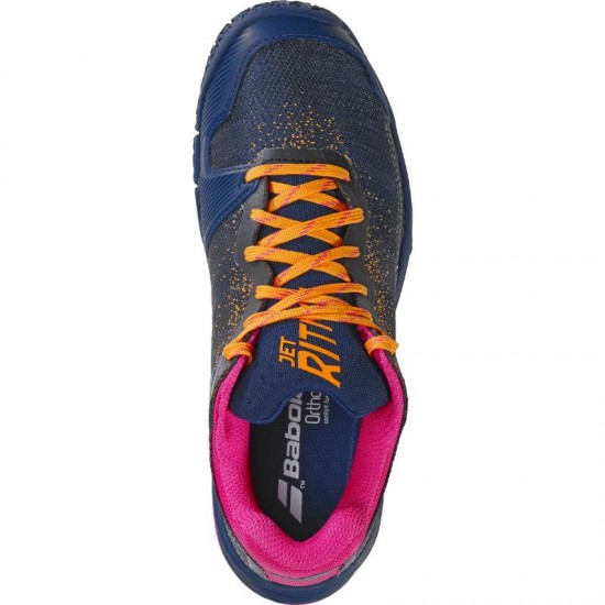 Babolat Jet Ritma Blu Navy Fucsia Sneakers Donna