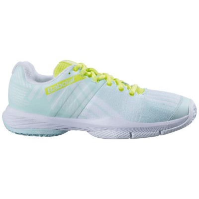 Scarpe Babolat Sensa Blu Giallo Fluo Donna