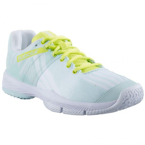 Scarpe Babolat Sensa Blu Giallo Fluo Donna