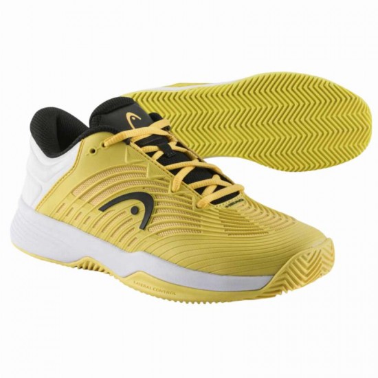 Scarpe Head Revolt Pro 4.5 Banana Nero Junior - TERRA BATTUTA