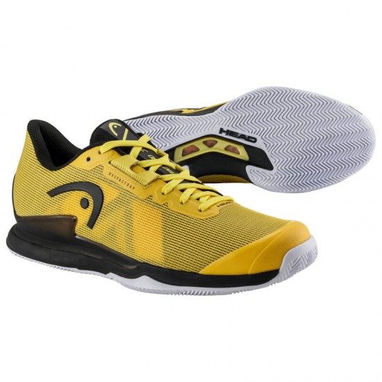 Scarpe Head Sprint Pro 3.5 Banana Nero - TERRA BATTUTA