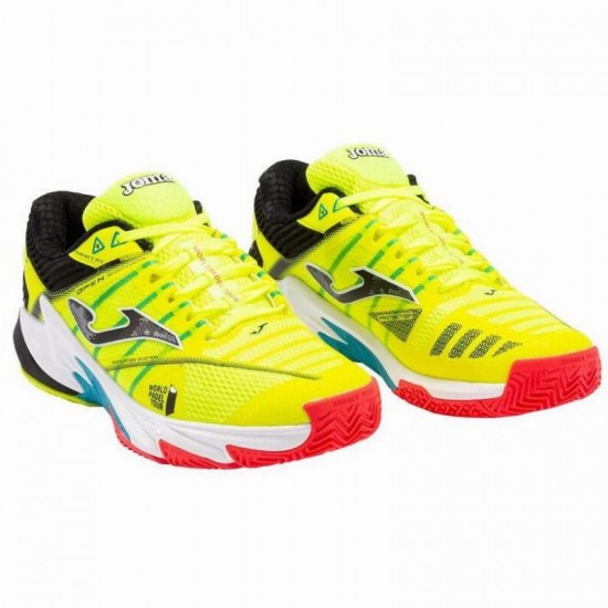 Joma WPT Open 2209 Tenis Amarelo Fluorescente Preto